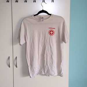Size Medium White lifeguard t-shirt